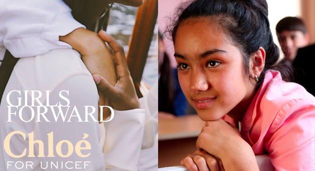Chloé lance Girls Forward, une campagne de l’UNICEF avec Lucy Boynton & Katie Holmes.