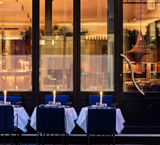 Le Bar des Prés Montaigne, signature du Chef Cyril Lignac