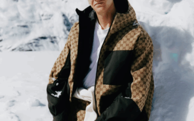 Gucci launches its line of mountain technical clothing « Altitude » with Jannik Sinner