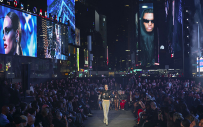 Gucci investit Times Square pour son défilé Croisière