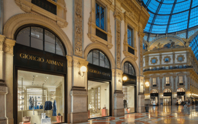 Ouverture d’une nouvelle boutique Giorgio Armani à Milan