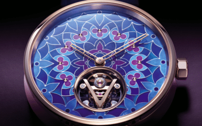 Tambour Moon Tourbillon Volant Kaléidoscope signée Louis Vuitton