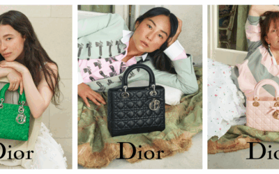 Les ambassadeurs DIOR :  Mia Goth, Greta Lee et Mikey Madison posent pour la campagne Lady Dior