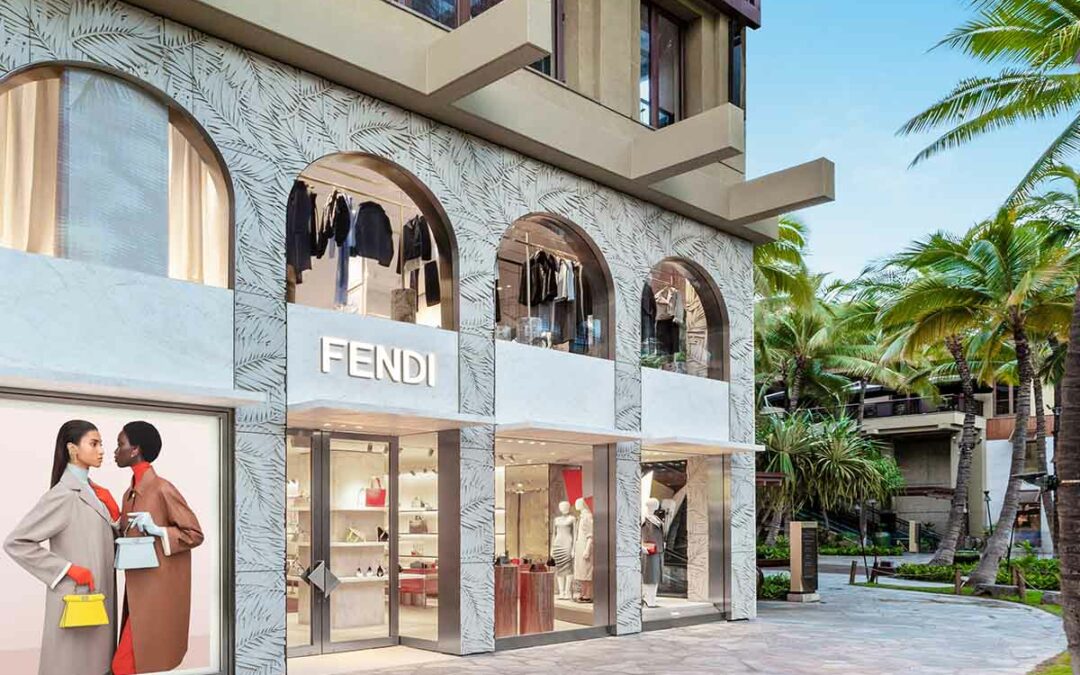 FENDI ouvre une nouvelle boutique à Waikiki, Hawaï