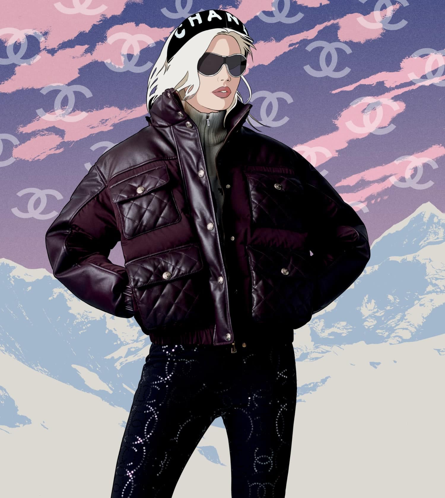 Coco Neige Chanel Winter 2022/23 eyewear collection - Harmonies Magazine