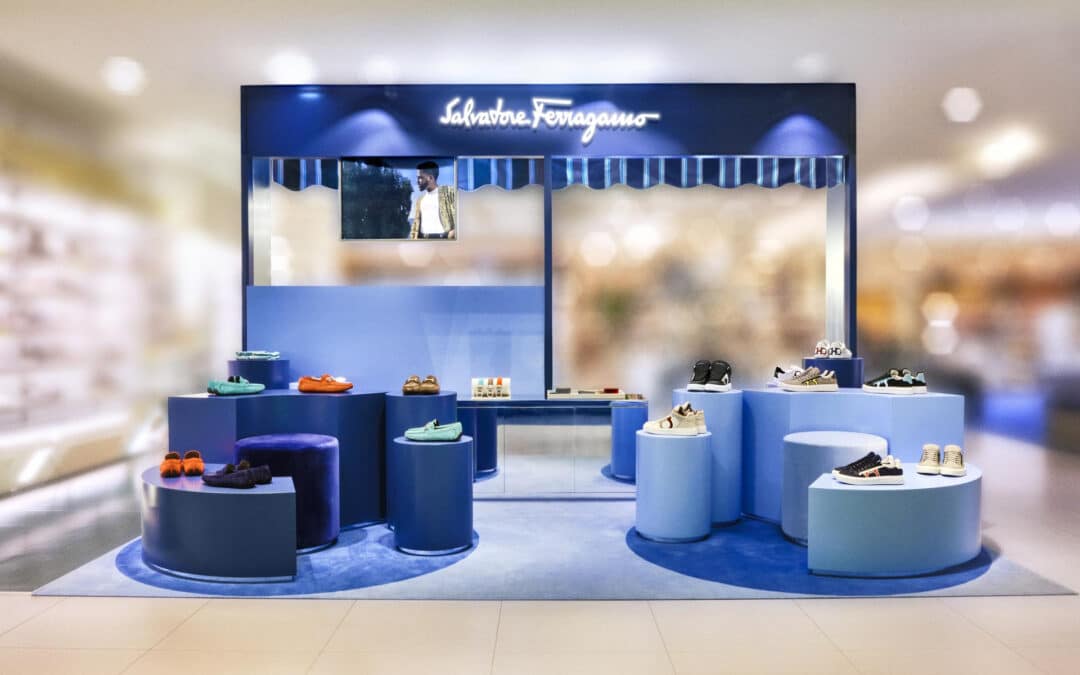 Salvatore Ferragamo inaugure deux pop-up stores exclusifs aux Galeries Lafayette à Paris